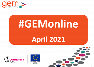#GEMonline timetable for April